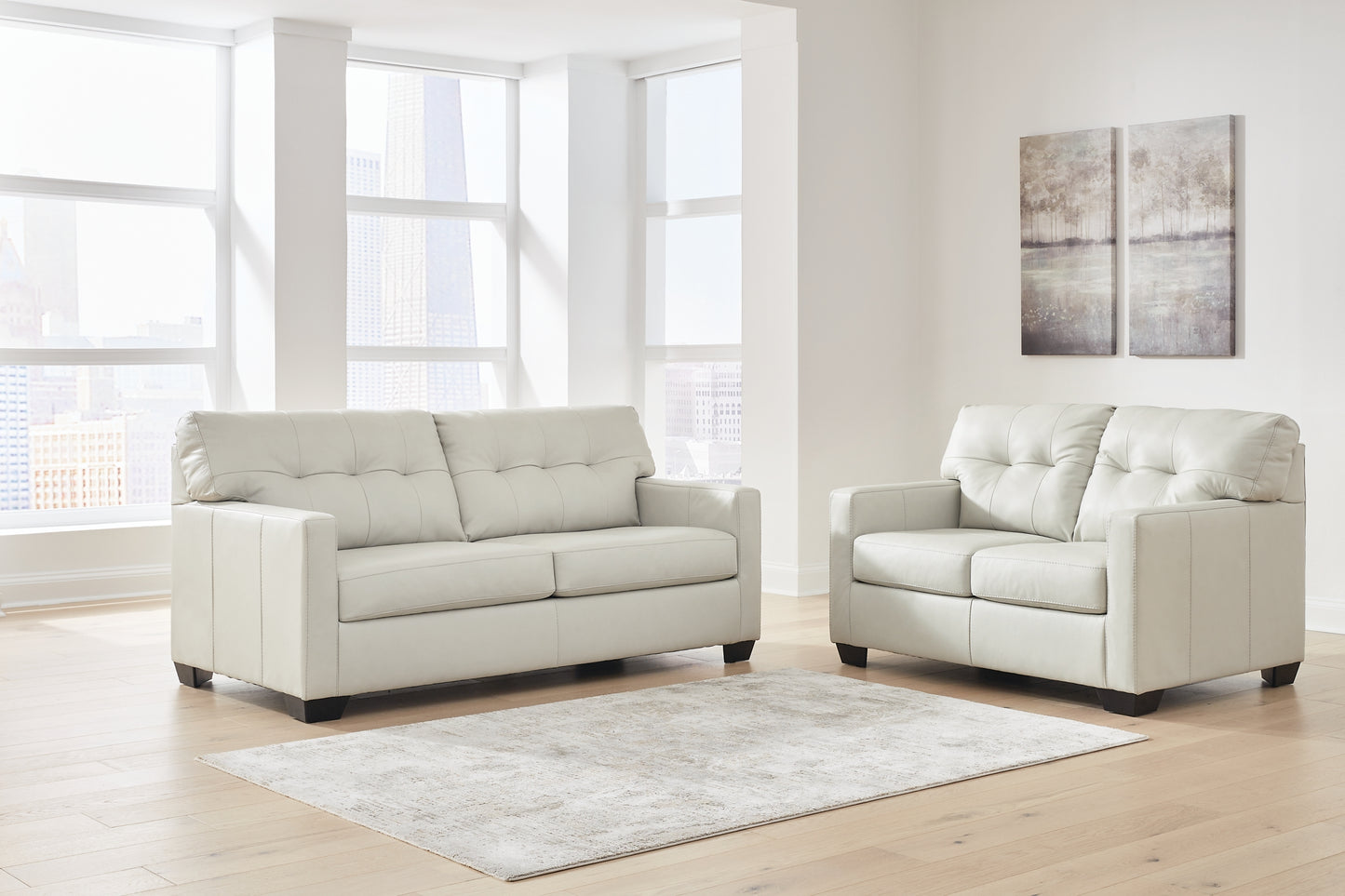 Belziani Sofa and Loveseat