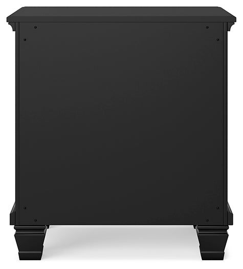 Lanolee Two Drawer Night Stand