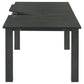 Jakob Rectangular 83-inch Extension Leaf Dining Table Black