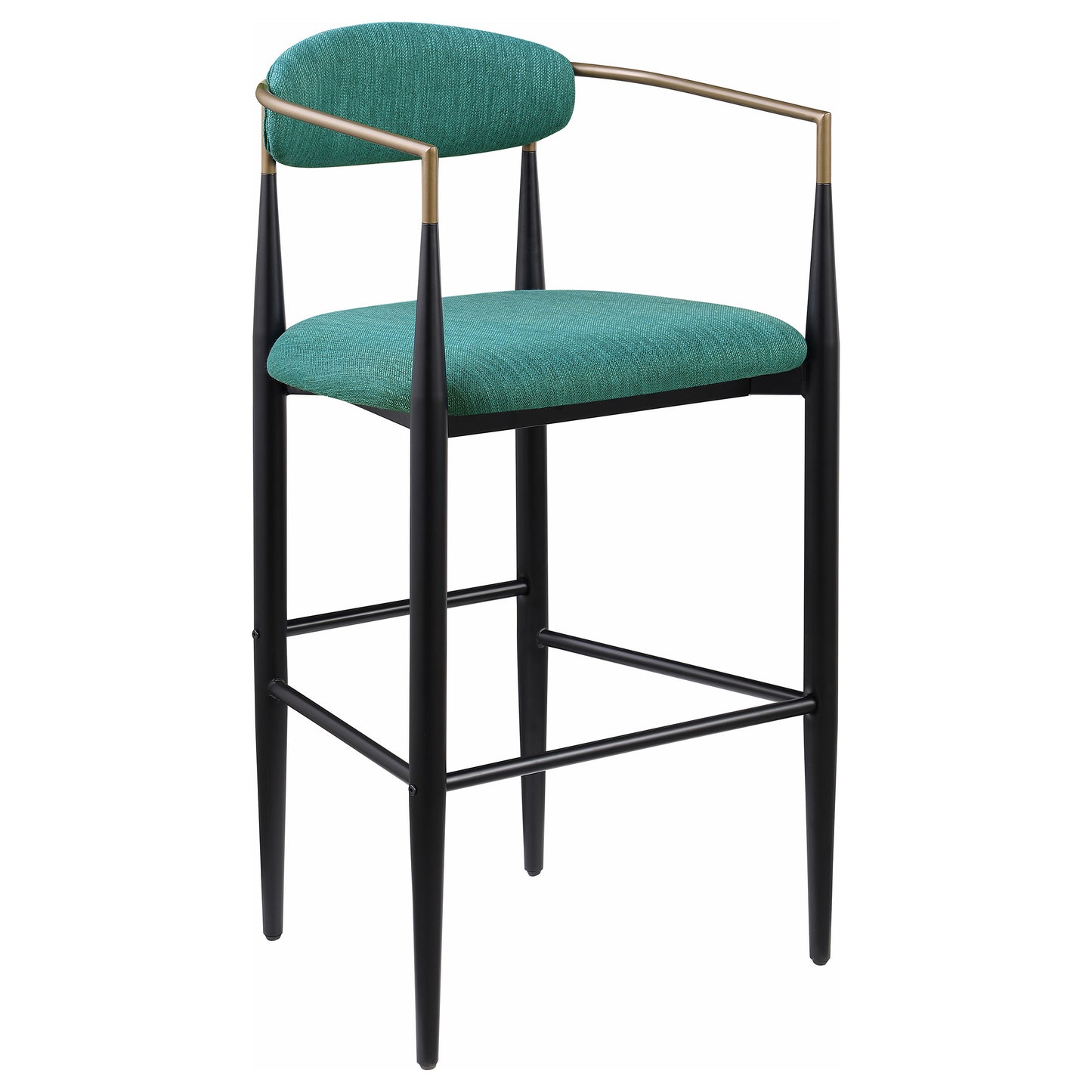 Tina Fabric Upholstered Bar Chair Green (Set of 2)