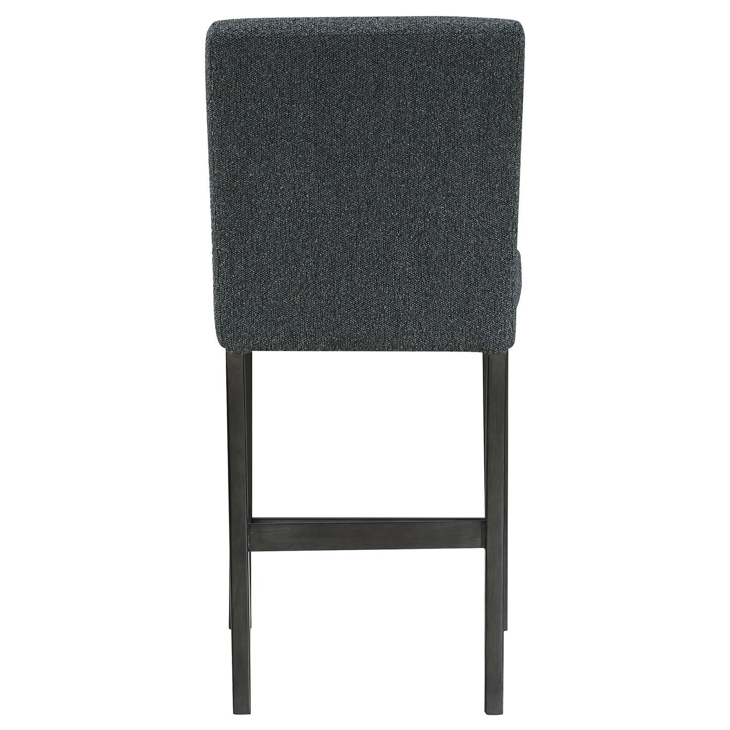 Alba Boucle Upholstered Counter Chair Black (Set of 2)