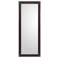 Phoenix 30 x 76 Inch Wood Framed Standing Mirror Cappuccino