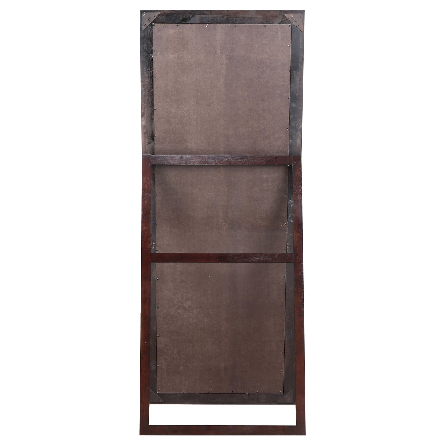 Phoenix 30 x 76 Inch Wood Framed Standing Mirror Cappuccino