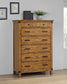 Brenner 7-drawer Bedroom Chest Rustic Honey