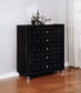 Deanna 5-drawer Bedroom Chest Black