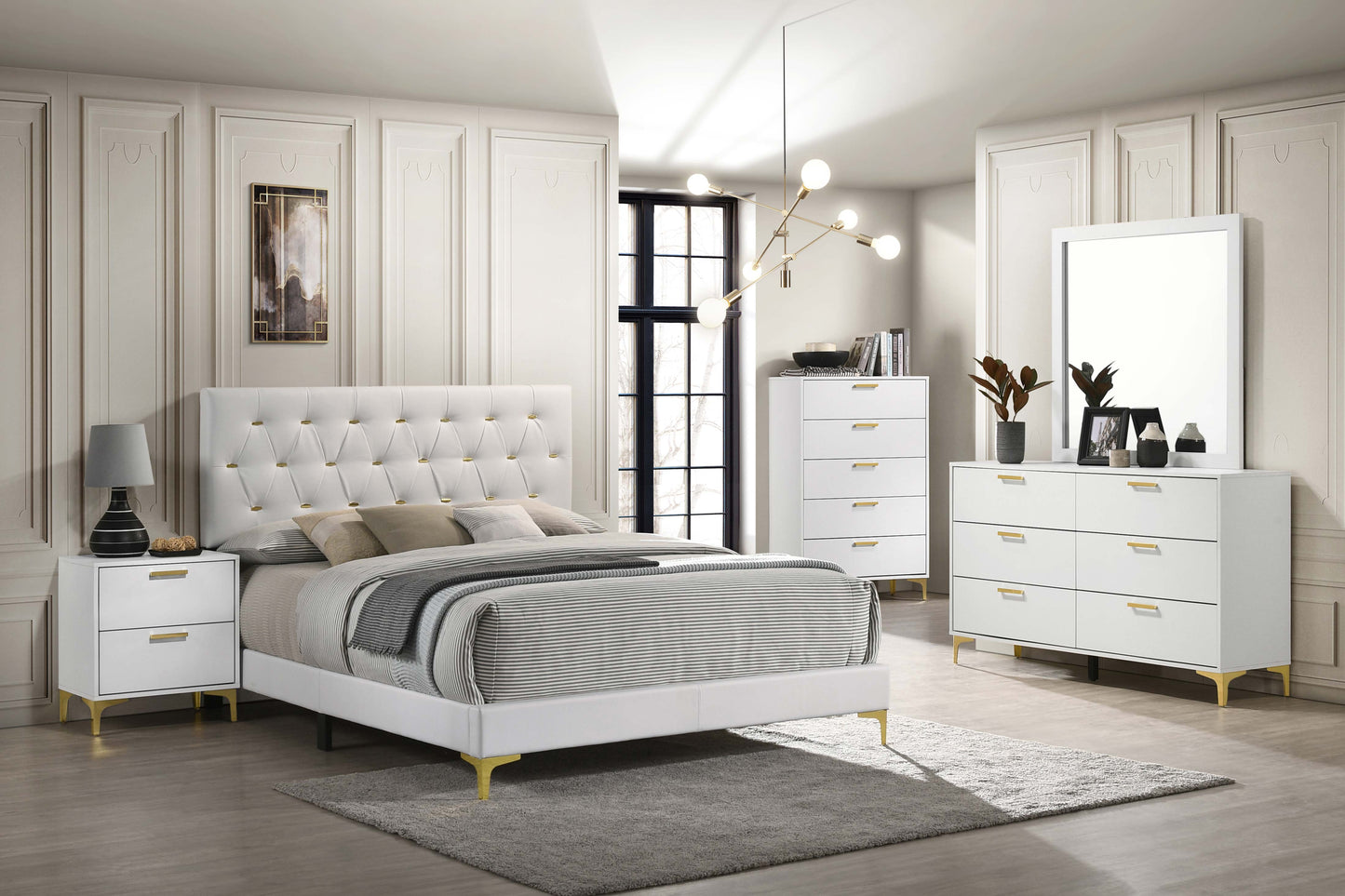 Kendall 6-drawer Dresser White