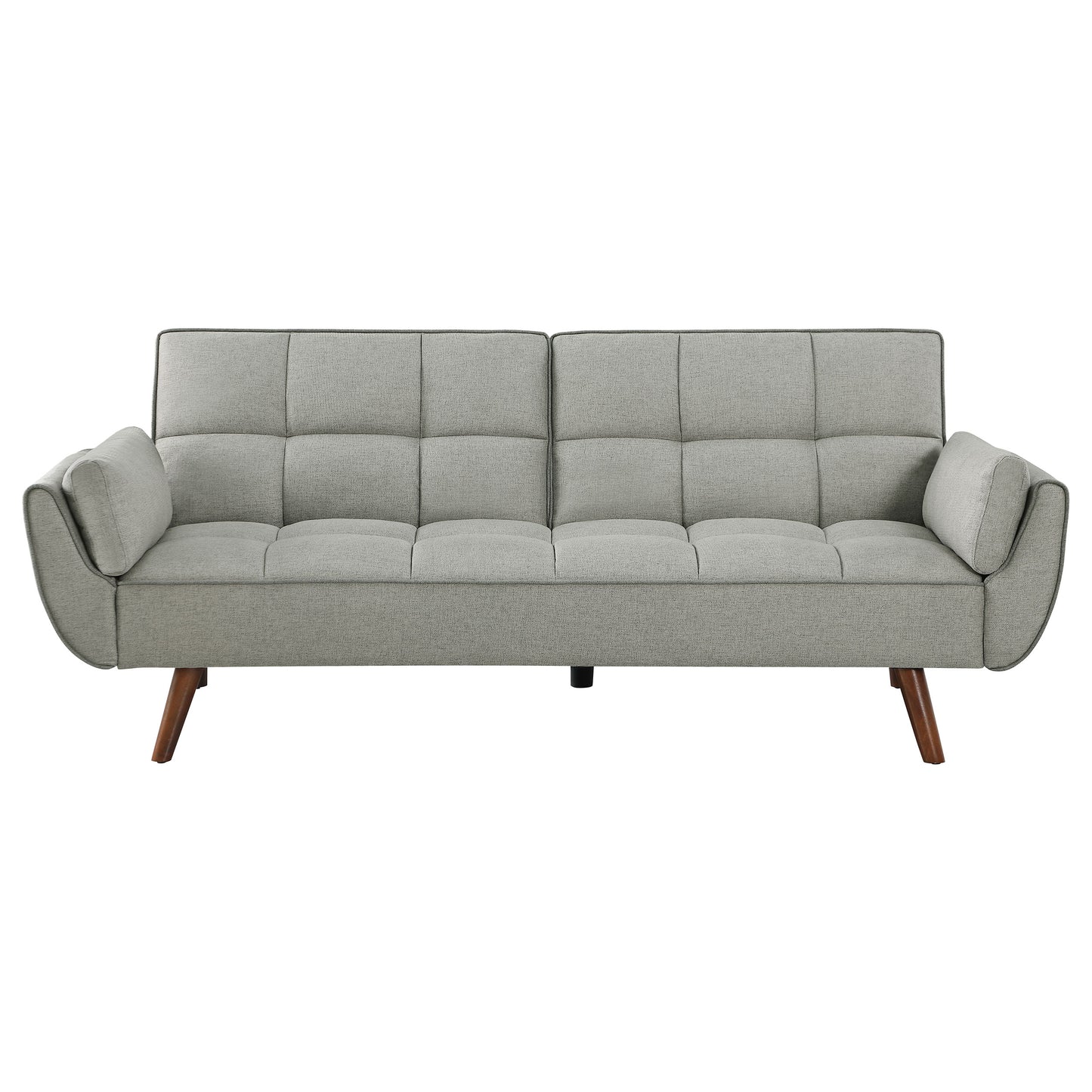 Caufield Upholstered Tufted Convertible Sofa Bed Grey