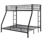 Hayward Metal Twin Over Full Bunk Bed Black