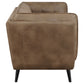 Thatcher Upholstered Tuxedo Arm Tufted Sofa Brown