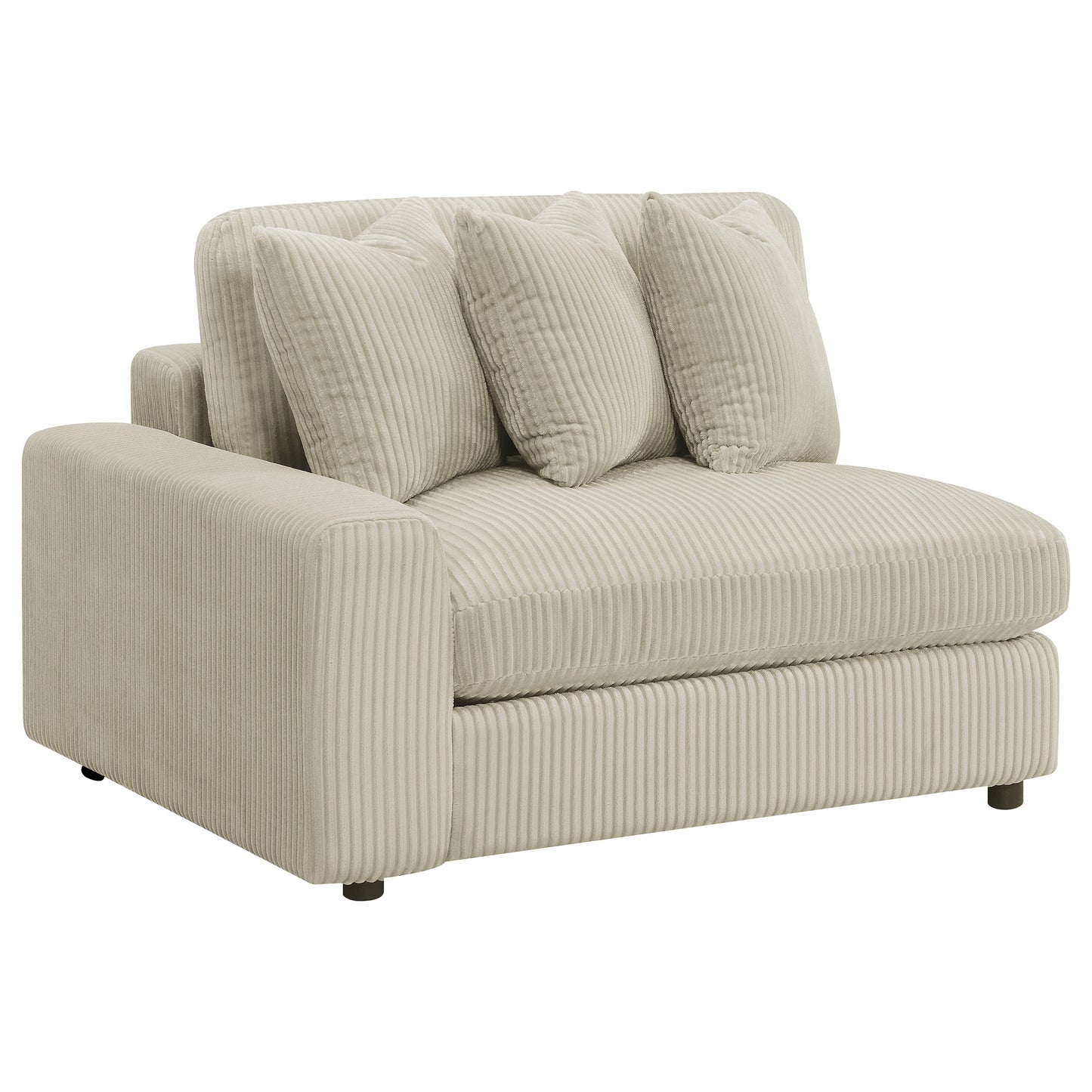 Blaine Upholstered Reversible Chaise Sectional Sofa Sand