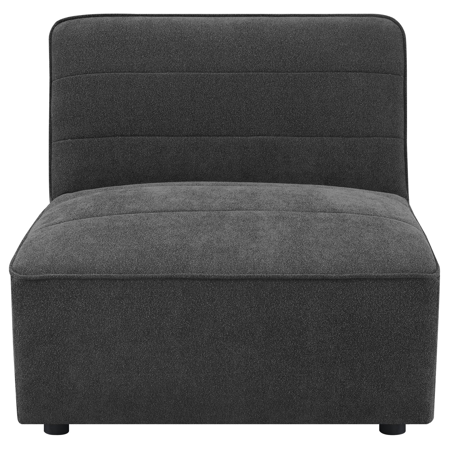 Sunny 6-piece Upholstered Modular Sectional Sofa Charcoal