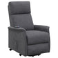 Herrera Upholstered Power Lift Massage Chair Charcoal