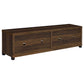 Sachin 4-door Engineered Wood 79" TV Stand Dark Pine