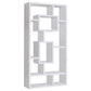 Corey 71-inch 8-shelf Bookshelf White