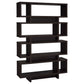 Reid 73-inch 4-shelf Bookshelf Cappuccino