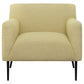 Darlene Upholstered English Arm Accent Chair Lemon