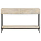 Rubeus 2-drawer Wood Entryway Console Table White Washed