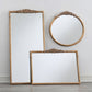 Sylvie 30 x 65 Inch French Provincial Floor Mirror Gold